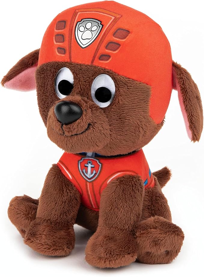 GUND Official PAW Patrol Soft Dog Themed Cuddly Plush Toy Zuma 6-Inch Soft Play Toy for Boys and Girls Aged 12 Months and Above