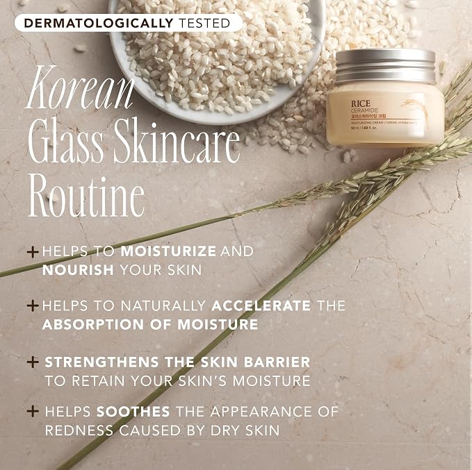 The Face Shop Korean Rice Skincare Duo – Rice Extract Light Hydration Toner & Moisturizer for Oily and Combination Skin