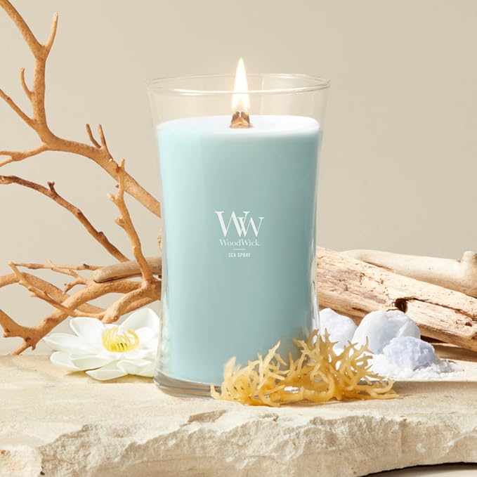 Woodwick Sea Spray Large Hourglass Candle