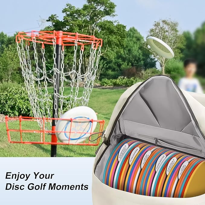 Disc Golf Bag Dividers 5-Pack - Universal Fit Disc Separators for Backpack Bags | Protects & Organizes Discs | Fits Innova, HIMAL, MVP Cell, Dynamic Discs Cadet Bags