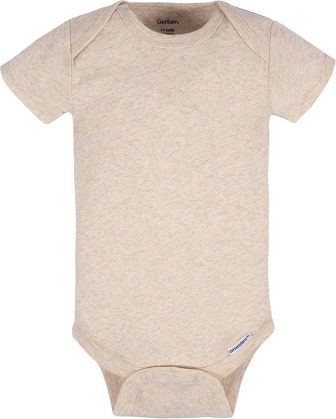 Gerber Baby Girls' 8-pack Short Sleeve Onesies Bodysuits
