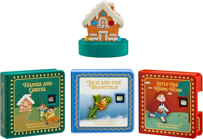 Little Tikes Story Dream Machine 3 Fairy Tale Story Collections, Hansel and Gretel and More, Bonus Character. Praojects Storytime for Kids, Audio Play, Fun Toy, Ages 3+ Years