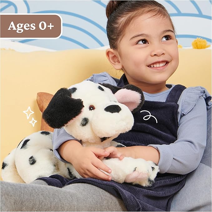 GUND Checkers Dalmatian Puppy Plush, Stuffed Animal Dog for Ages 1 and Up, White/Black, 14”