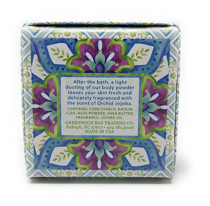 Greenwich Bay Trading Co. Scented Dusting Powder, 4 Ounce, Orchid Jojoba