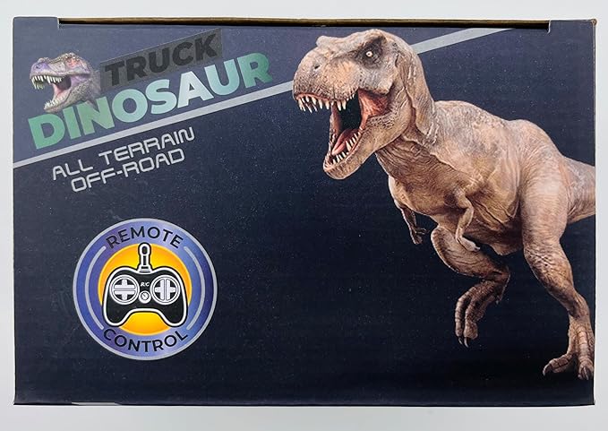 Dinosaur Toys Remote Control Car for Kids 3-7, Dino RC Car for Toddler Kids Toys Age 3 4 5 6 7 Boys and Girls Christmas Birthday Gift
