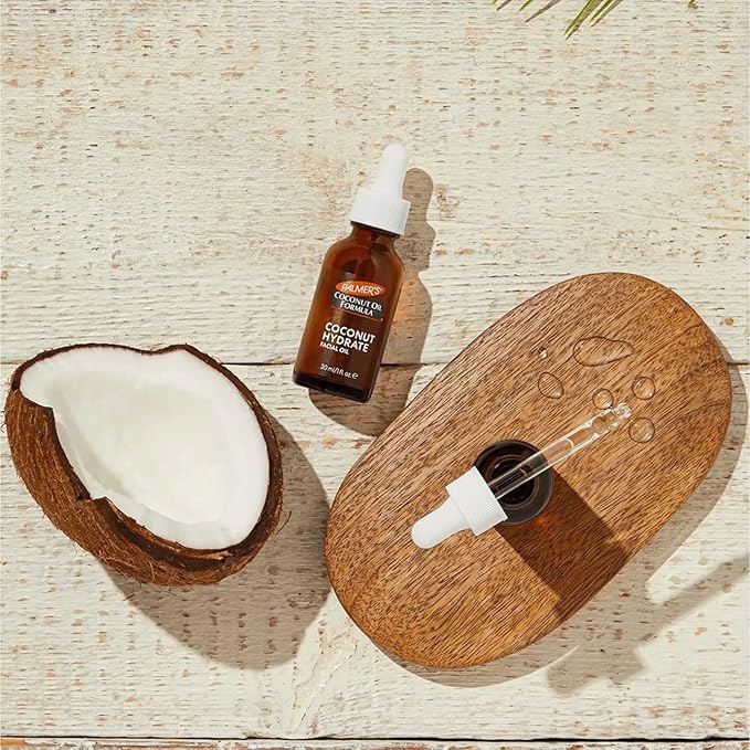 Palmer's Coconut Oil Formula Coconut Monoi Luminous Hydration Facial Oil,1 Ounce,(Pack of 2)