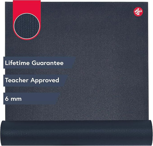 Manduka PRO Yoga Mat - 6mm | Lifetime Durability | Hygienic Construction | Premium Studio Quality | Teacher Approved