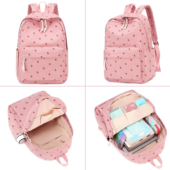 LOIDOU Backpack for Girls School Backpacks Bookbags for Elementary Middle School Women Laptop Backpacks