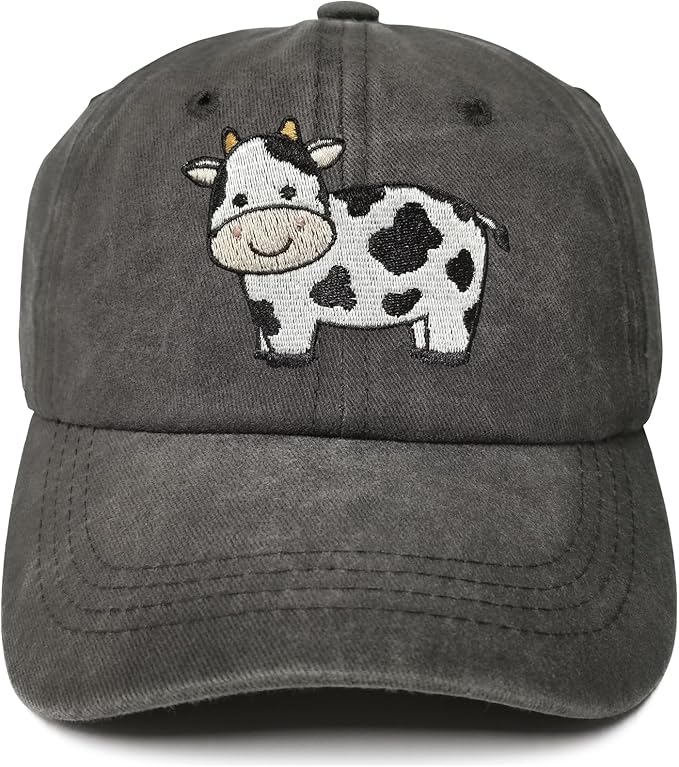 Embroidered Animal Baseball Hats for Boy and Girl