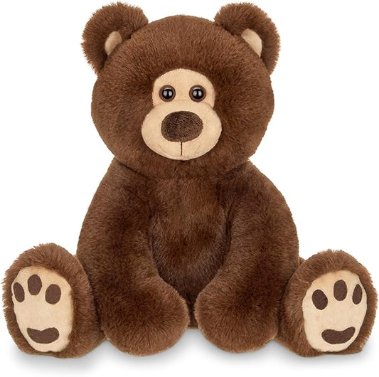 Bearington Lil' Barnaby Chocolate Brown Plush Stuffed Animal Teddy Bear, 11.5 inches