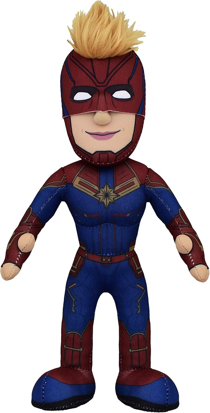Marvel Captain Marvel 10" Plush Figure - A Superhero for Play and Display