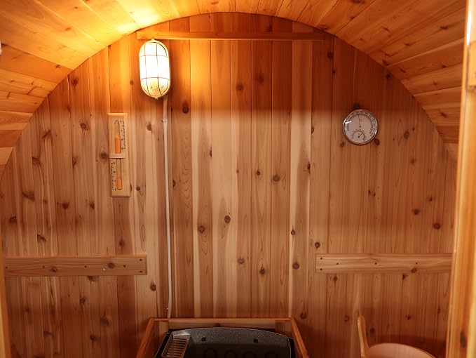 Solace 2-Person Traditional Barrel Sauna