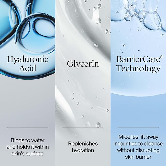 Neutrogena Hydro Boost Face Wash, Fragrance Free, Hydrating Facial Cleanser with Hyaluronic Acid, Daily Foaming Face Wash & Makeup Remover, Hypoallergenic Gel Cleanser, 7.8 fl. oz