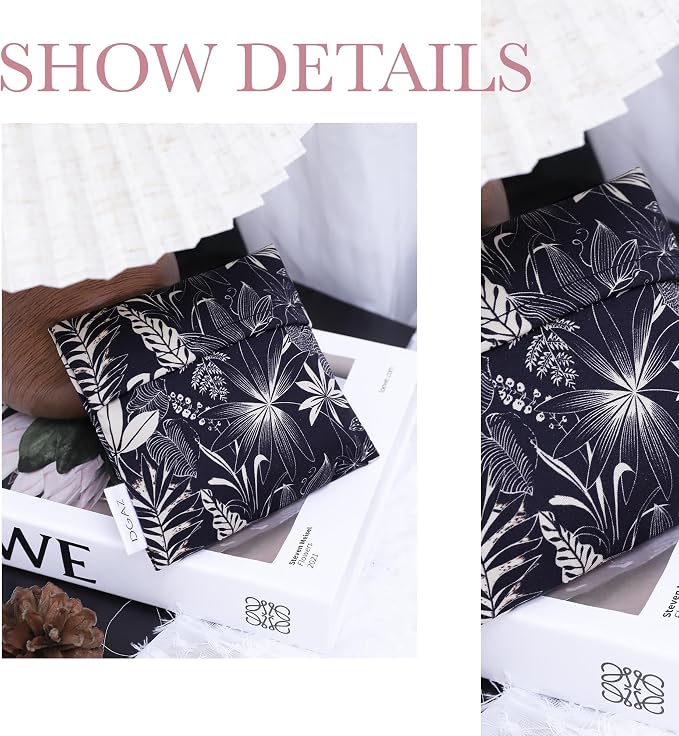 DGAZ Sanitary Napkin Storage Bag, Period Bag for Teen Aged Girls, Portable Period Bag for Panty Liners/Menstrual Cup/Small Tampons，Mini Makeup Bag for Purse(Dark Fragrance)
