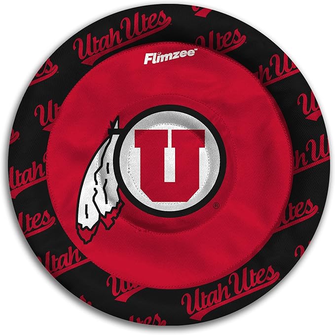YouTheFan NCAA Utah Utes Flimzee Bean-Bag Flying Disc