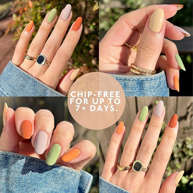 Eternal Nail Polish Set for Women (SAFARI) - Nail Polish Set for Girls - Long Lasting & Quick Dry Natural Nail Polish Kit for Home DIY Manicure & Pedicure - Made in USA, 13.5mL (Set of 5)