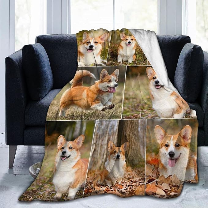 QETXVI Custom Blanket with Photos Text Customized Blanket Personalized Flannel Throw Blankets for Adult Kid Birthday Christmas Halloween Fathers Mothers Valentines Gift - 40"x 50"