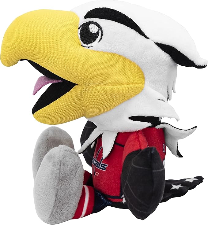 Bleacher Creatures Washington Capitals Slapshot 8" Kuricha Mascot Sitting Plush - Soft Chibi Inspired Mascot