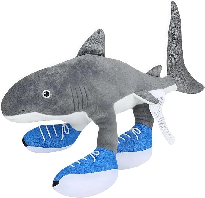 Italian Brainrot Inspired Plush Toy 14.5Inches Plush Soft Stuffed Meme Dolls for Collectors, Aesthetic Décor & Funny Gift Ideas, Unique Gift for Kids & Adults-Tralalero Tralala