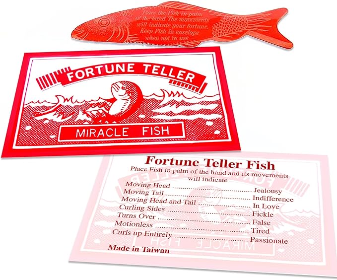 ArtCreativity Large 3.5 Inch Mood Fortune Teller Fish - Set of 72 - Cool Novelty Toy for Kids and Adults - Fun Science Learning Aid - Halloween & Christmas Party Cracker Toy, Birthday Party Favor