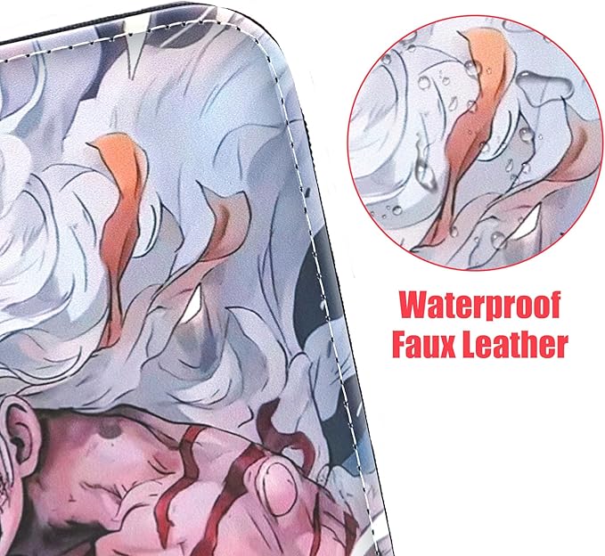 400 Pockets Anime Card Binder for One Piece Cards,Portable Waterproof Card Storage Book with Removable Sleeves for Anime and TCG Card