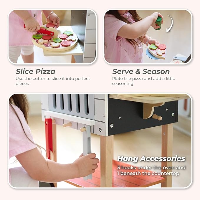Teamson Kids - My Little Helper Outdoor Pizza Oven