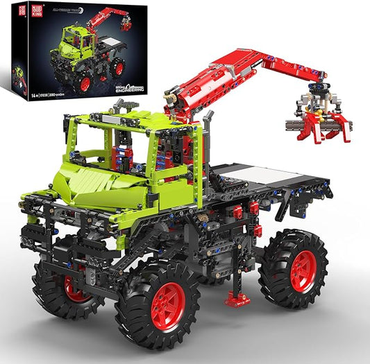Mould King 17038 Off-Road Trucks Building Kits, All-Terrain 4x4 Mountain Truck Car Sets Model with Electric Motor, Gift for Age 14+/Adult Collections Enthusiasts (2002+ Pieces)