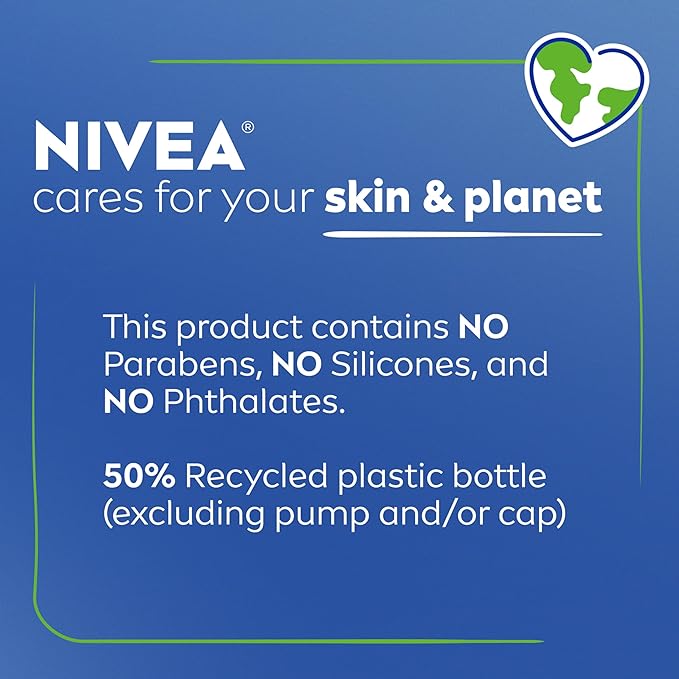 NIVEA Skin Firming Melanin Beauty & Hydration Body Lotion with Q10 and Argan Oil,Firmer Skin in as Little As Seven Days,16.9 Fl Oz Pump Bottle,(Pack of 2)
