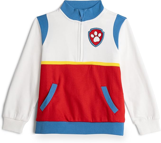 Paw Patrol Half Zip Sweatshirt Toddler to Big Kid Sizes (2T - 10-12)