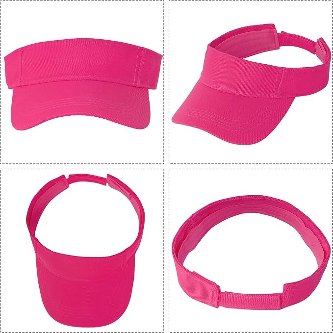 Marrywindix 1 Piece of Sport Wear Athletic Visor Sun Sports Visor Hat Visor Adjustable Cap for Women and Men