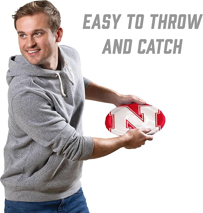 YouTheFan NCAA Nebraska Cornhuskers Flimzee Bean-Bag Flying Disc