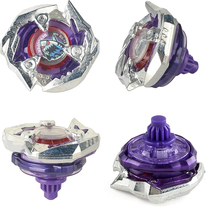 Battling Set, Spinninning Top Burst Toy Combat Battling Game Set, Spinning & Launchers, Bey Stadium, Greats Birthday Gift for Boys, 5 Spinning Tops
