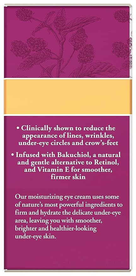 Burt's Bees Renewal Smoothing Eye Cream, Firming Eye Cream, Hibiscus 0.58 Ounce