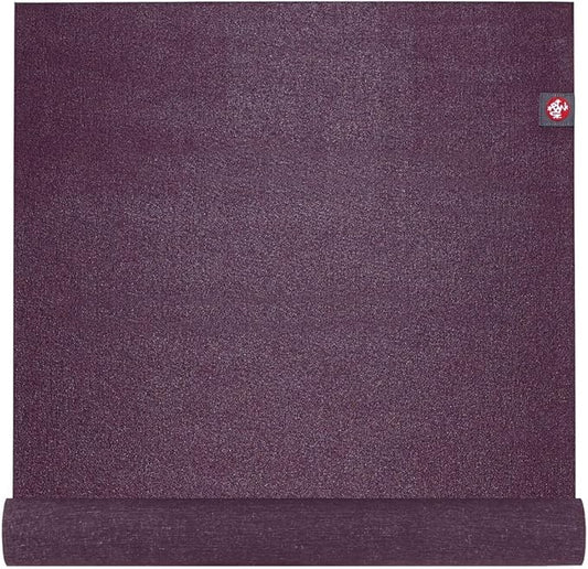 Manduka eKO SuperLite Yoga Mat - 1.5mm Natural Rubber | Foldable & Travel Friendly | Soft Textured Surface | Eco-friendly
