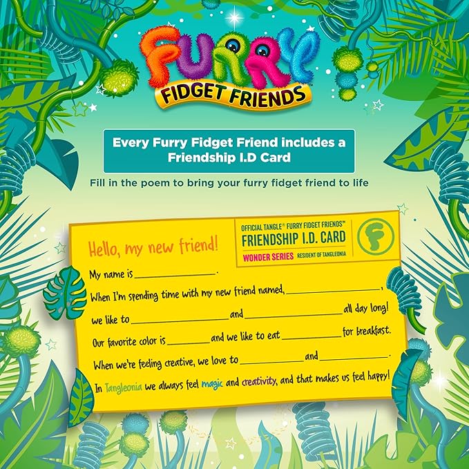 TANGLE Furry Fidget Friends (Zonk The Monkey)