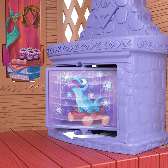Mattel Disney Frozen Elsa Small Doll Playset w/ 10 Play Areas, 3 Animal Friends & 8 Accy, Storytime Stackers, Inspired by Animals of Arendelle