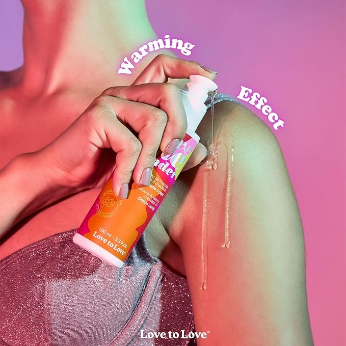 Love Me Tender Luscious Hydrating Warming Massage Oil – Kissable Flavored Massage Oil for Couples Intimacy, Romantic Date Night, Couples Play, Sensual Body Oil, Intimacy Items 3.3 fl oz (Vanilla)