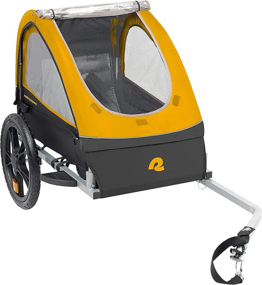 Retrospec Rover Kids Bicycle Trailer Single and Double Passenger Children’s Foldable