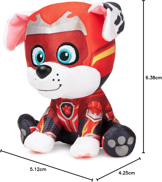 GUND PAW Patrol: The Mighty Movie Marshall Stuffed Animal, Officially Licensed Plush Toy for Ages 1 and Up, 6”
