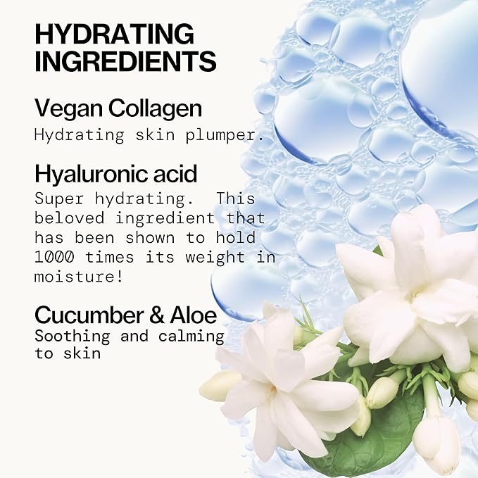 Pacifica Undereye & Smile Mask Set – Vegan Collagen Hydro Treatment with Hyaluronic Acid, Hydrating for Dark Circles, Dry & Combination Skin, Vegan & Cruelty-Free, 4 Pieces