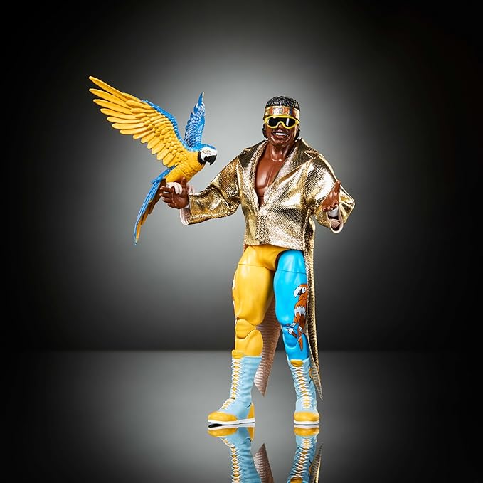 Mattel WWE Elite Action Figure & Accessories, Series #125 Set, 6-inch Collectible Koko B. Ware with 25 Articulation Points & Swappable Hands