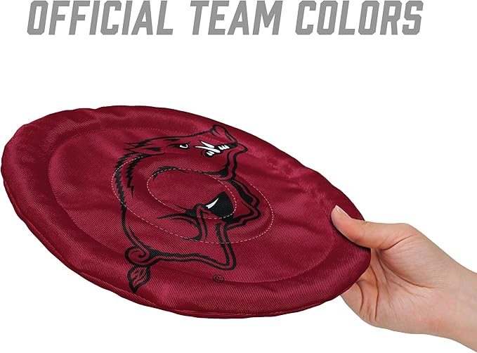 YouTheFan NCAA Arkansas Razorbacks Flimzee Bean-Bag Flying Disc