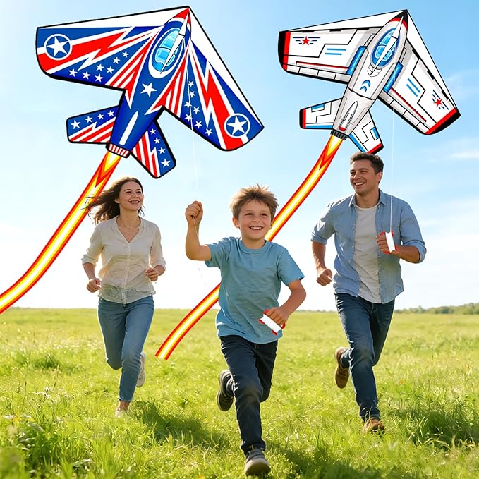 Kite for Kids Ages 4-8 8-12 & Adults, Shark & Dragon & Unicorn & Butterfly Kites Flying Toys, Easy to Fly Big Kite with 328FT String Easter Gift for Boys Girls Beach Park Outdoor Party Activities
