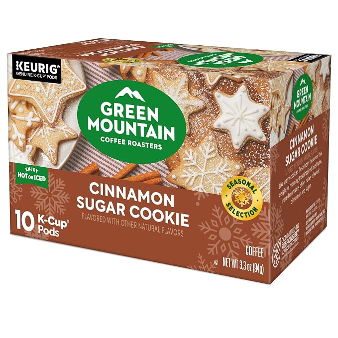 Green Mountain Coffee Roasters Cinnamon Sugar Cookie Coffee, 10 Count