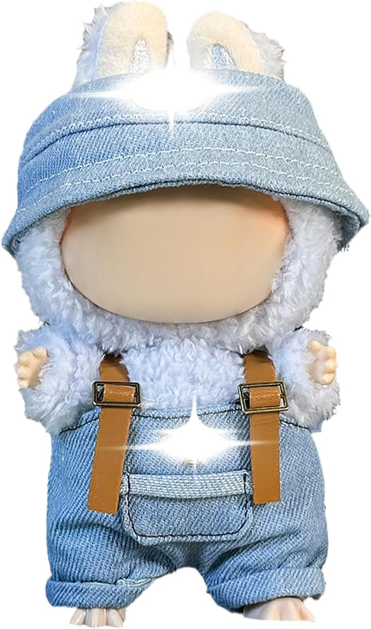 Clothes Fit for 17CM Doll, Fashion Doll Clothes Outfit Set Cute Theme Designer Toys Dress Accessories for Collector Fans Display (G Blue Set)