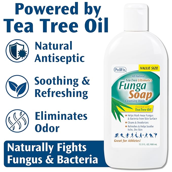 Pedifix FungaSoap Cleansing Wash, 13.5 fl oz, Pack of 2