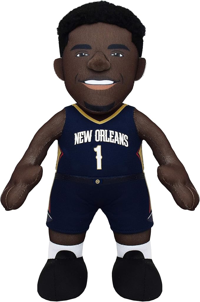 Bleacher Creatures New Orleans Pelicans Zion Williamson 10" Plush Figure- A Superstar for Play or Display