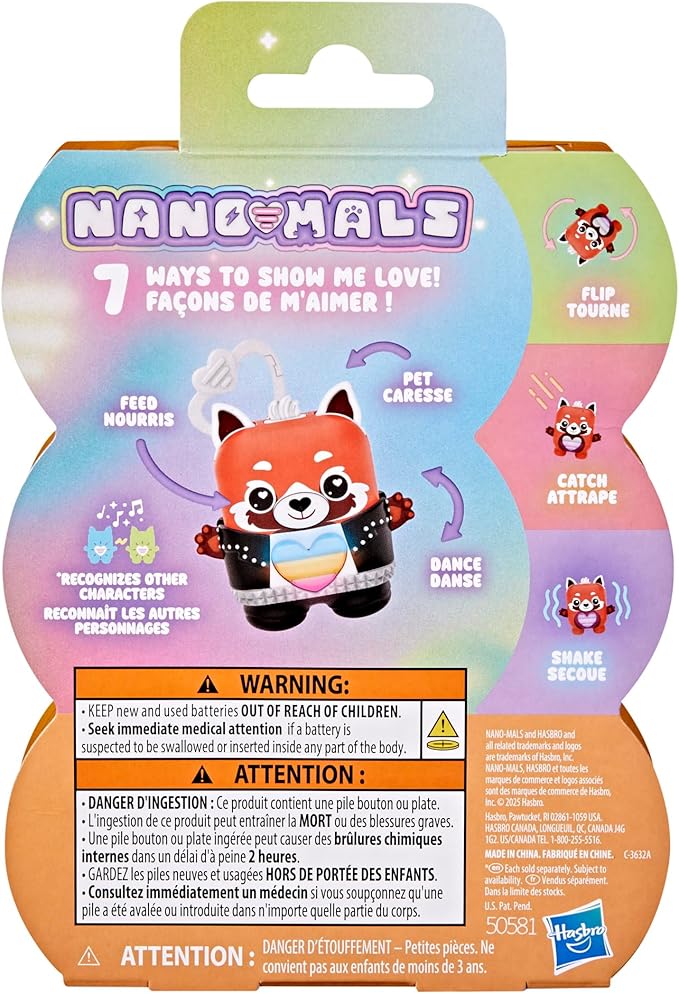 Pamanda The Red Panda, Electronic Pet Panda Toy, 70+ Responses, Interactive Fidget Toys for Girls & Boys Ages 5+