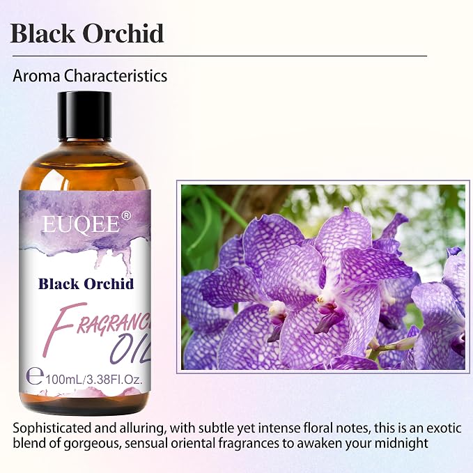 EUQEE Black Orchid Fragrance Oil 100ML