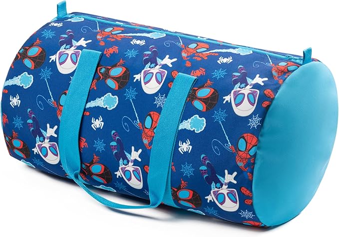 Jay Franco Marvel Spidey & His Amazing Friends Twin Size Comforter Set - 4 Piece Includes Sheet Set, Pillow Covers & Bonus Duffle Bag - Super Soft Kids Bedding with Ghost Spider and Miles Morales
